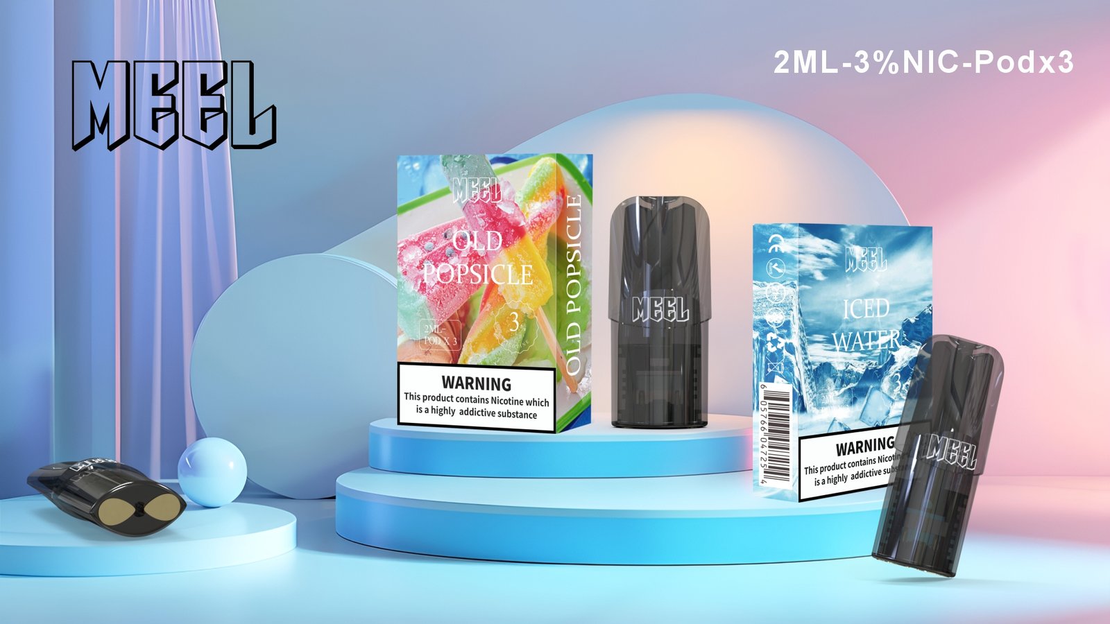 MEEL 系列一代煙彈 3% 完美配比 溫潤細膩擊喉感 2ml 擴容規格 長效續航不間斷 1代設備無縫適配 台灣現貨秒發:圖片 2