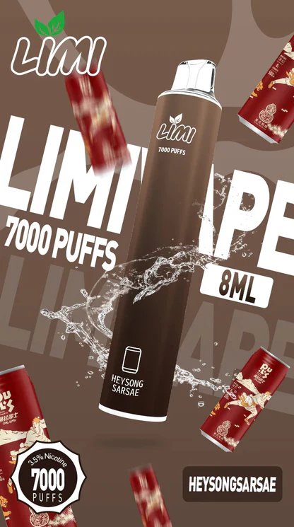 LIMI 7000抛棄式主機 化繁為簡的工藝結晶 3.5% 醇熟技術賦予清透綿長的入喉享受 精密電量分配守護每一滴精華 台灣現貨:圖片 11